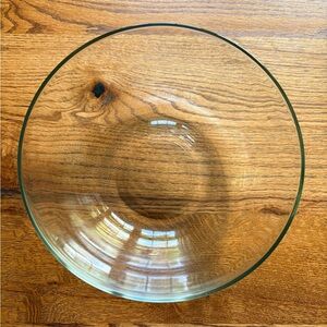 Vintage Kitchen Classics by Toscany Clear Glass Serving Bowl- Made in USA w/box
